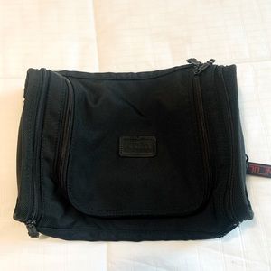 TUMI Black Canvas Toiletry Travel Bag